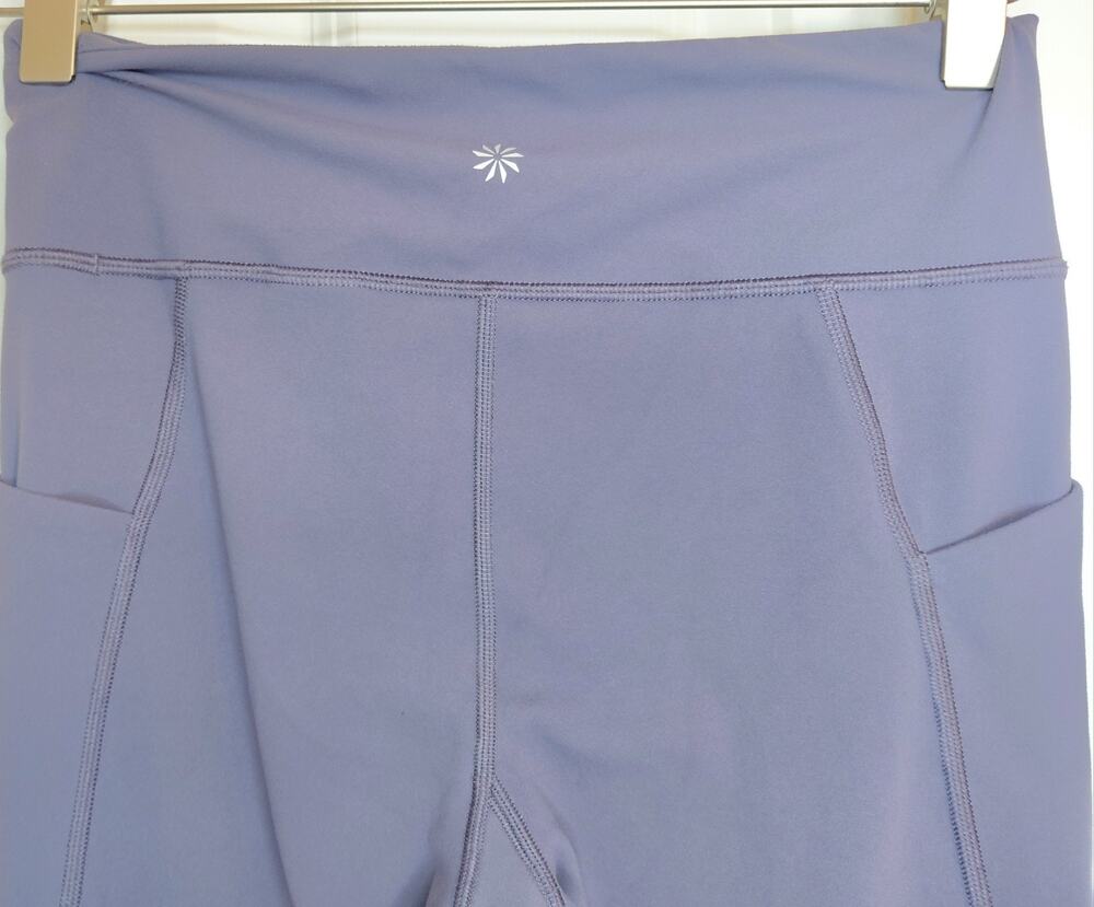 ATHLETA GIRL Purple High Rise Stash Your Treasures Tight Active Leggings Size XL